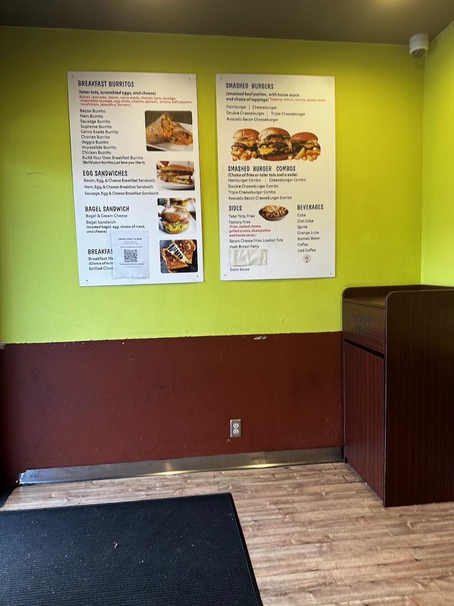 The Breakfast Burrito Factory Photo Menu 7