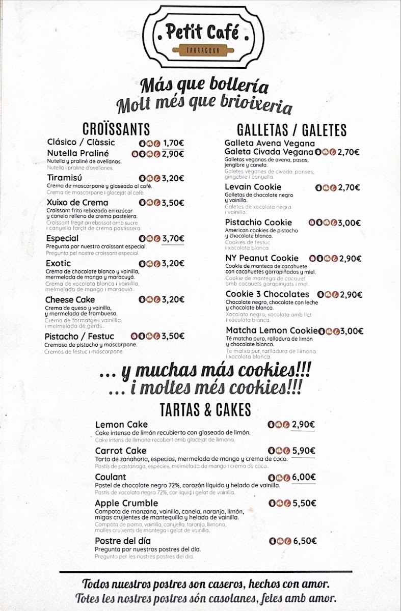 Petit Café Tarragona Photo Menu 4