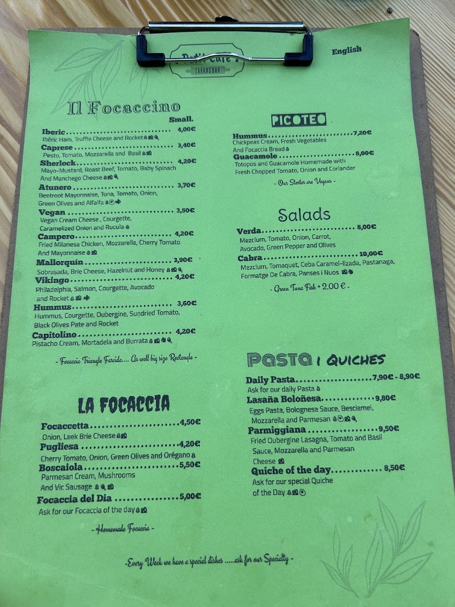 Petit Café Tarragona Photo Menu 8