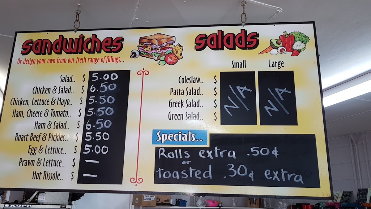 Cooke Park Cafe Photo Menu 3
