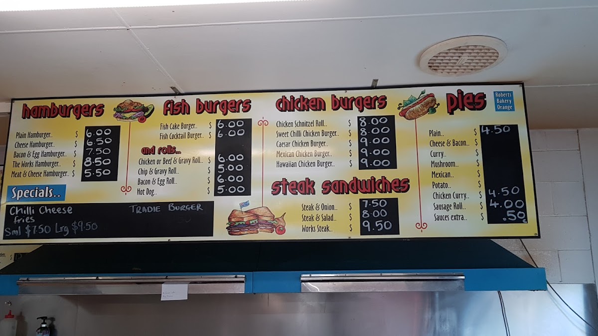 Cooke Park Cafe Photo Menu 5