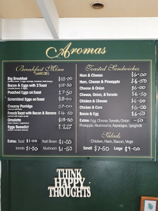 Aromas Coffee Lounge Photo Menu 2