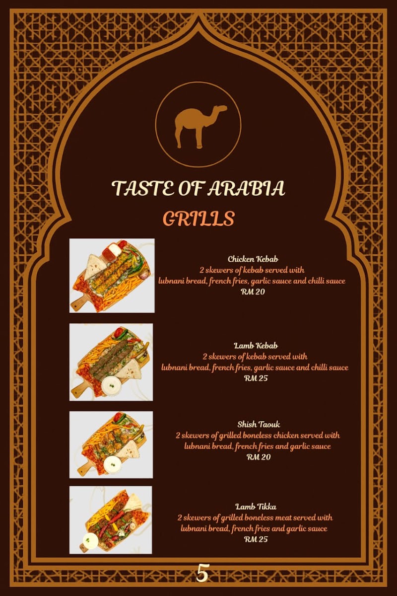 Hungry Habibi Photo Menu 1