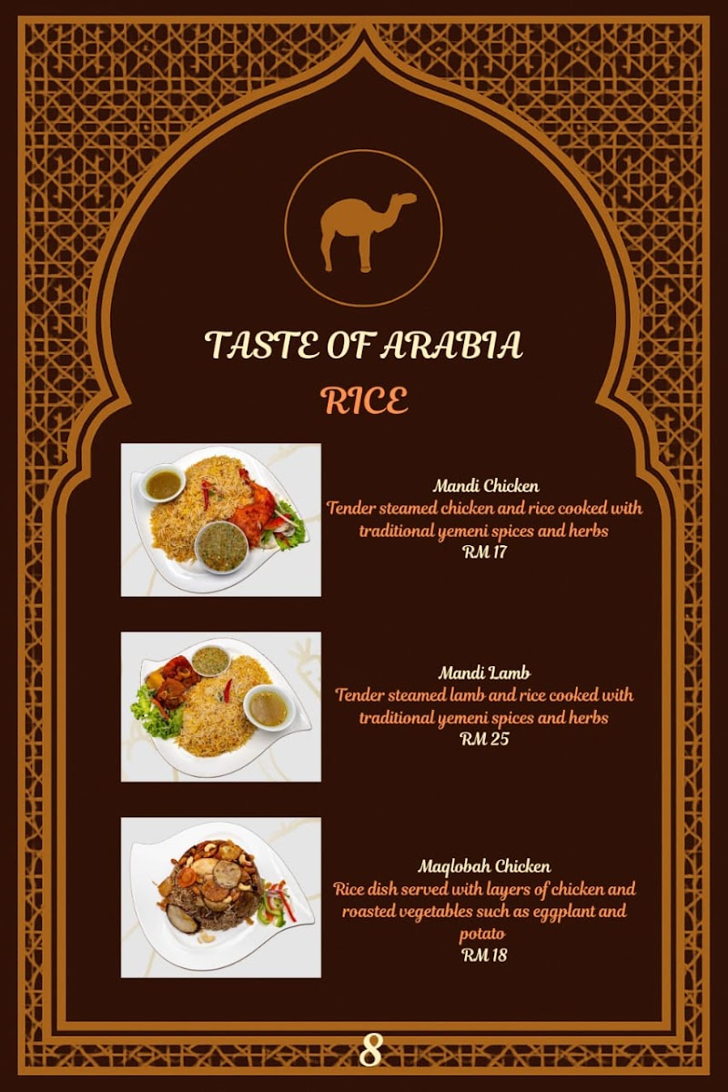Hungry Habibi Photo Menu 2