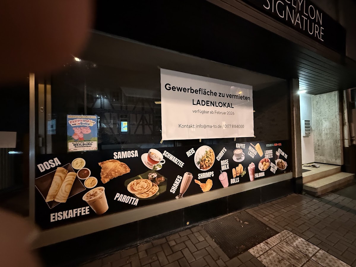 TS Café, Snacks & Ceylon Signature Photo Menu 1
