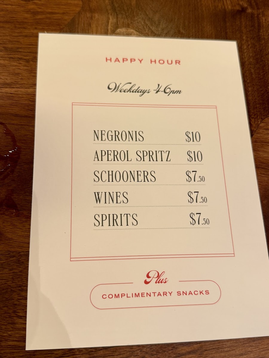 Morrison’s Oyster Bar & Grill Photo Menu 1