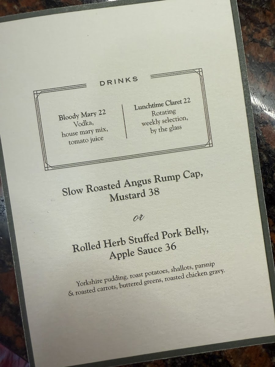 Morrison’s Oyster Bar & Grill Photo Menu 8