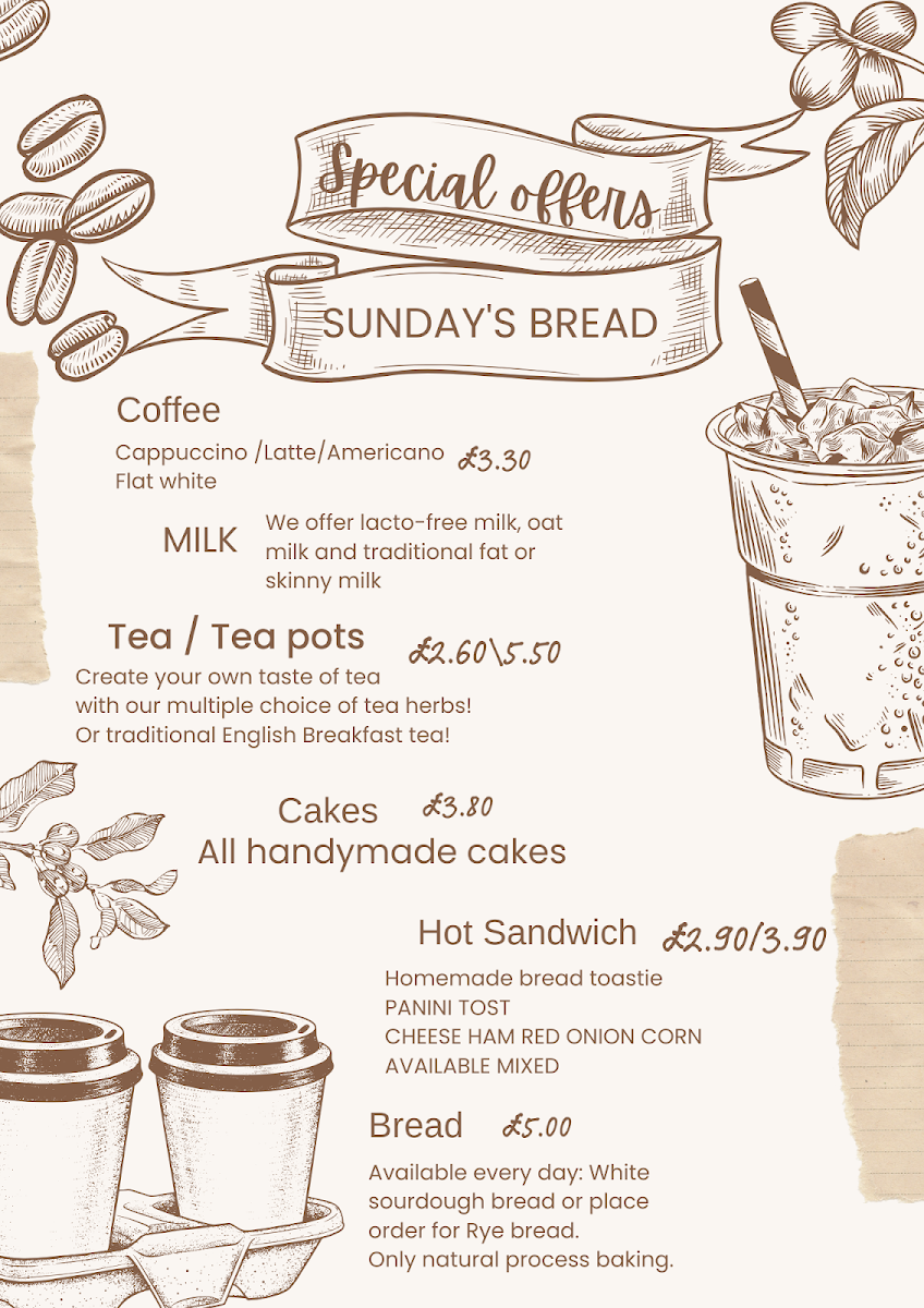 SUNDAY'S BREAD Photo Menu 2