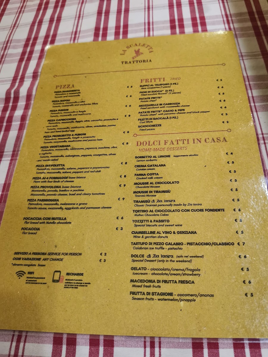La Scaletta Photo Menu 10