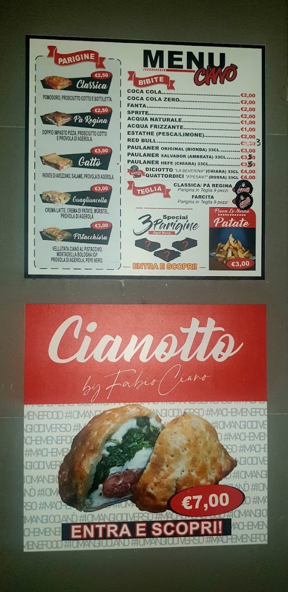 Cianò Photo Menu 10