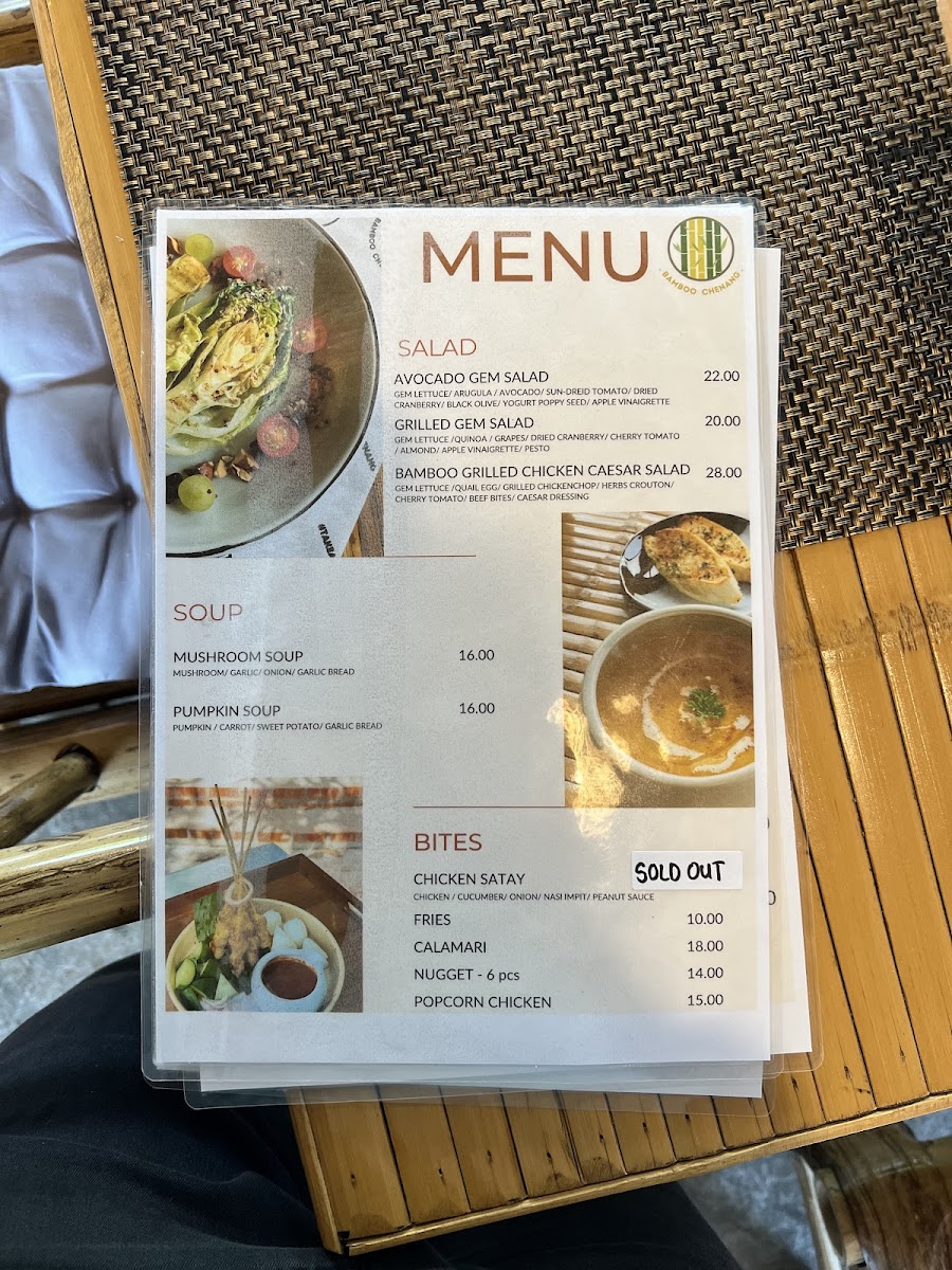 Golden Bamboo Cafe Photo Menu 5