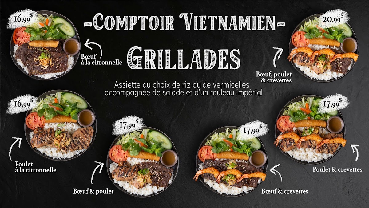 Comptoir vietnamien et poké Photo Menu 1
