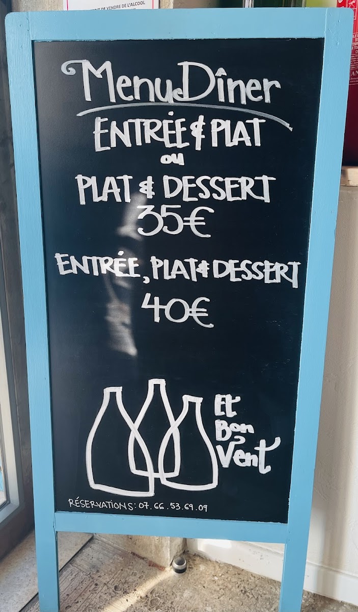 ET BON VENT - RESTAURANT Photo Menu 5