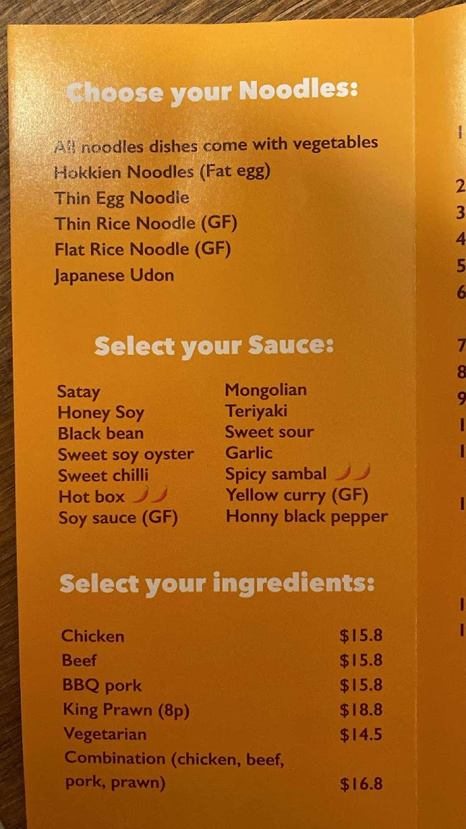 Noodle mas benalla Photo Menu 7