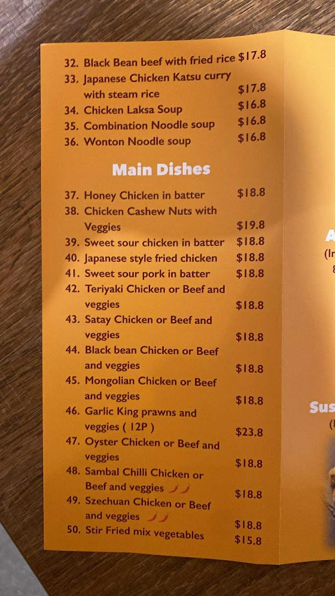 Noodle mas benalla Photo Menu 9