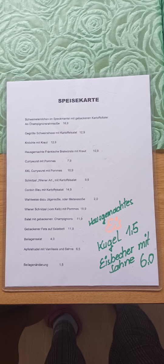 Gaststätte RadlRast Photo Menu 4