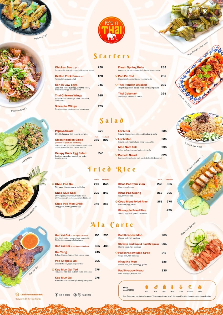It's a Thai - Calamba Photo Menu 1