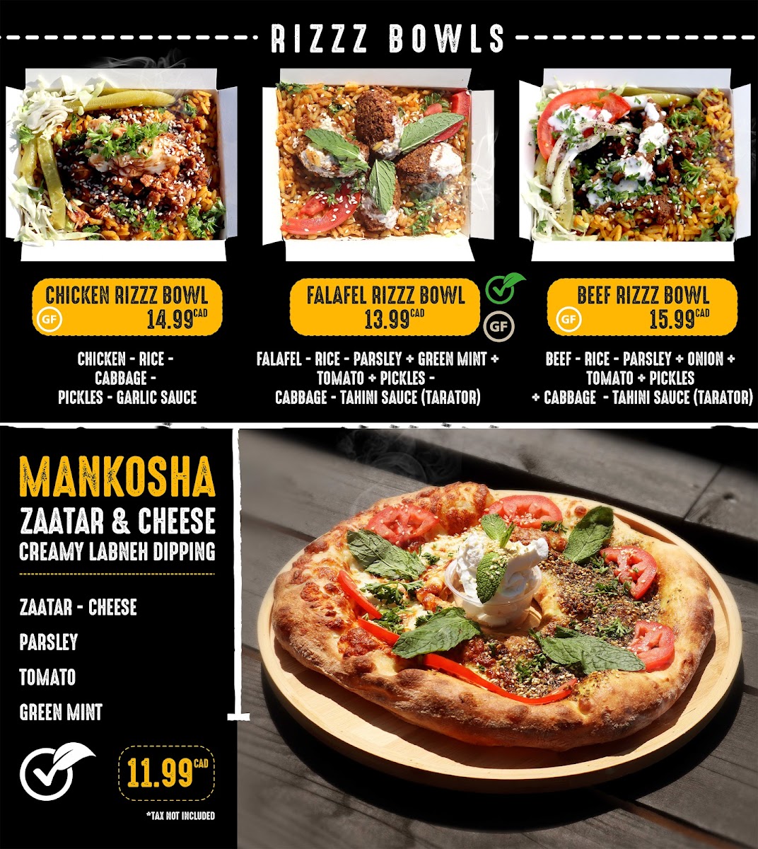 WINGY Food Parking Photo Menu 1