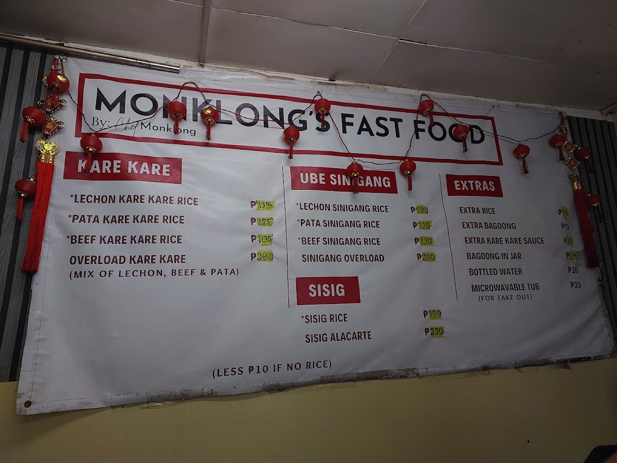Chef monklong Photo Menu 3