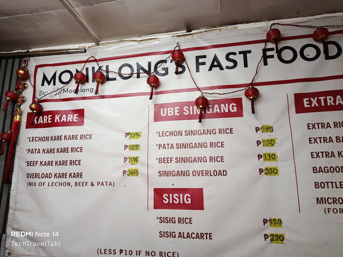 Chef monklong Photo Menu 5