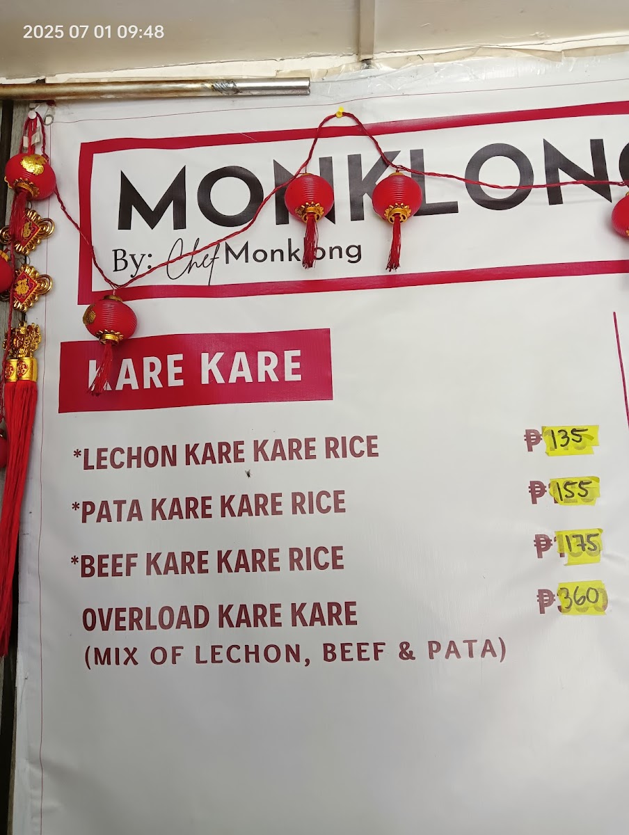 Chef monklong Photo Menu 7