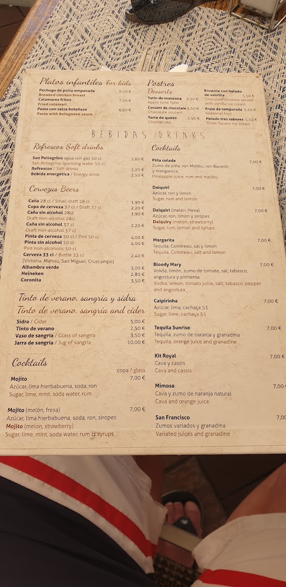 Bar Restaurante La Plaza Photo Menu 2