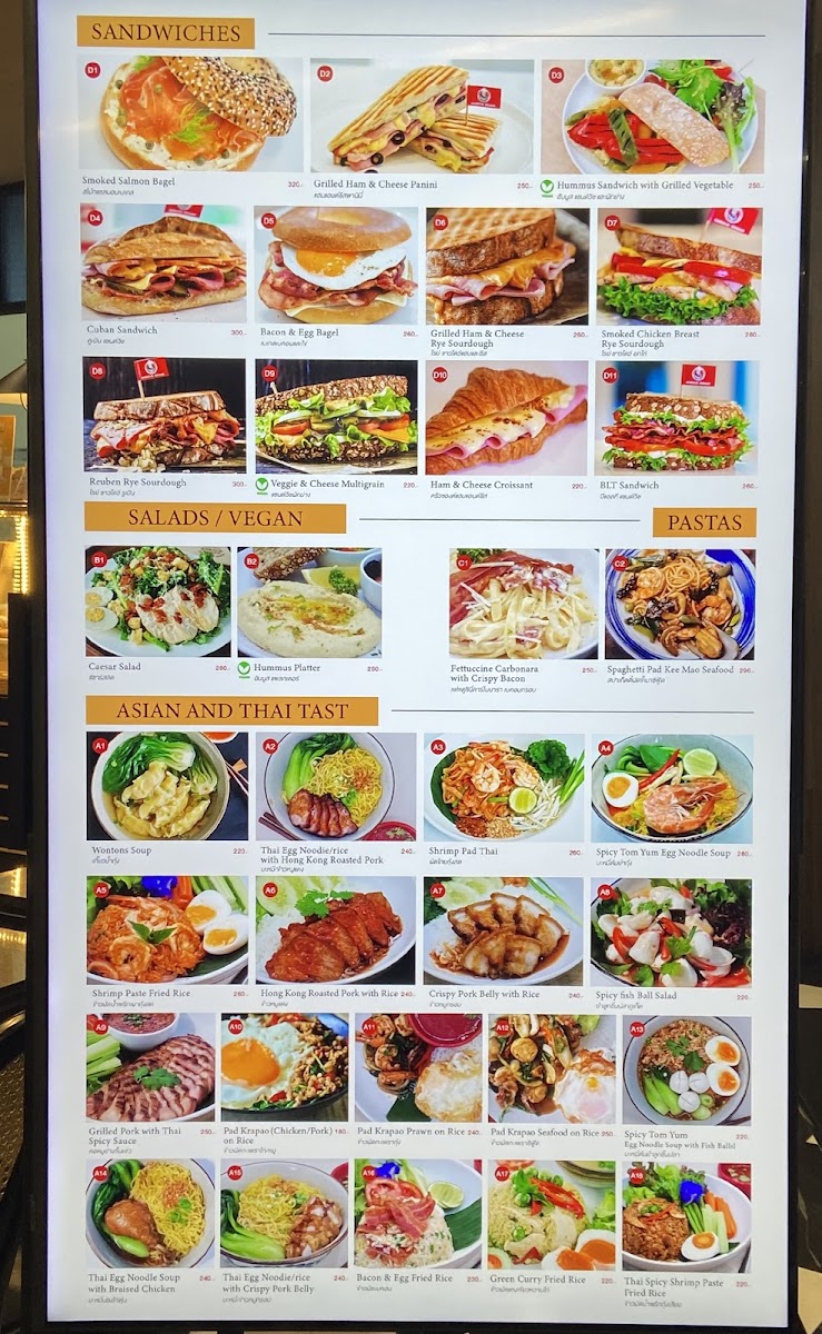 Zurich Bread Cafe Photo Menu 2