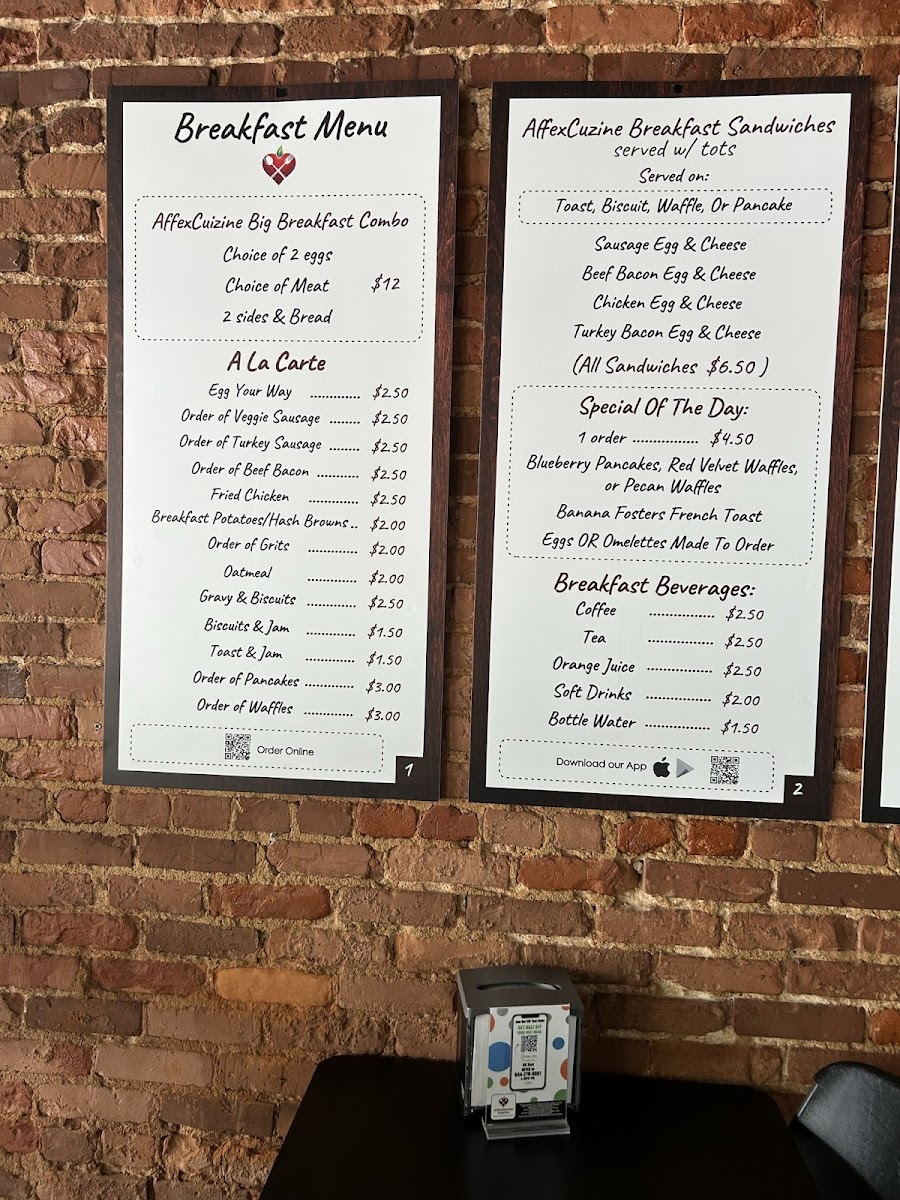 Affextionate Cuizine Photo Menu 6