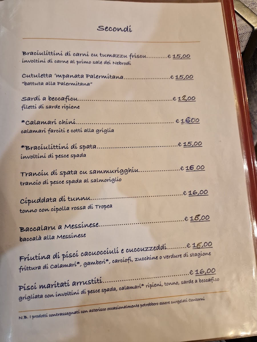 Lumie di Sicilia Photo Menu 4