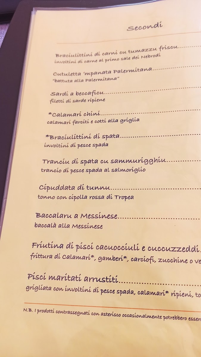 Lumie di Sicilia Photo Menu 5