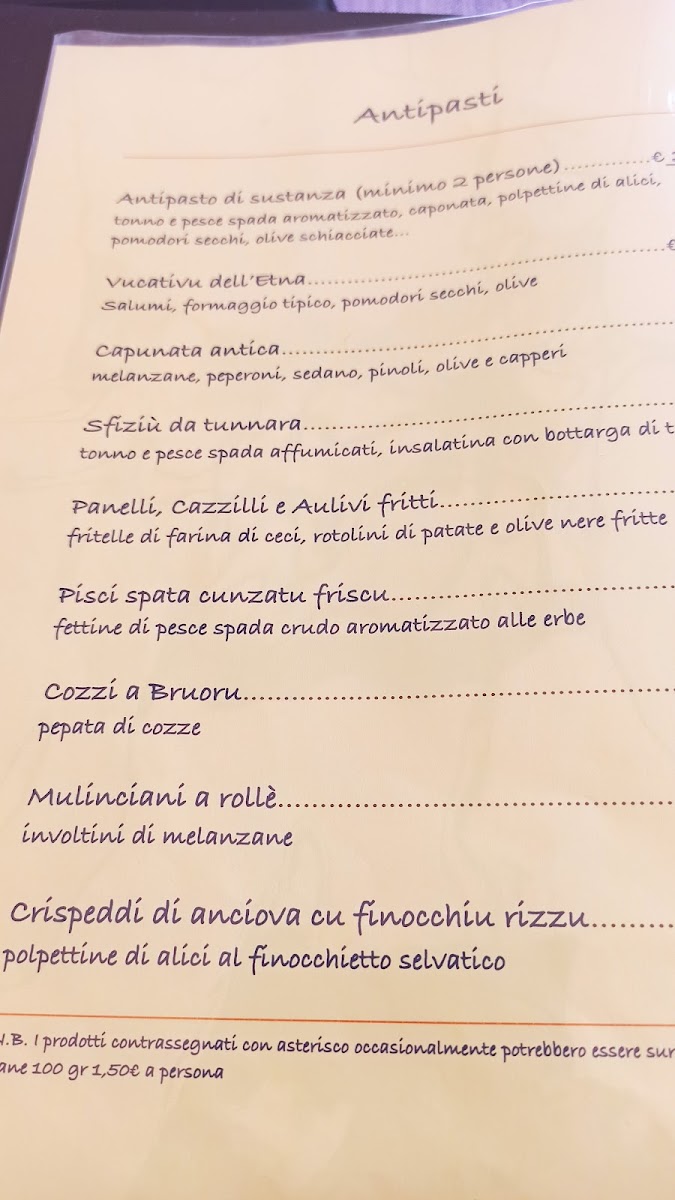 Lumie di Sicilia Photo Menu 7