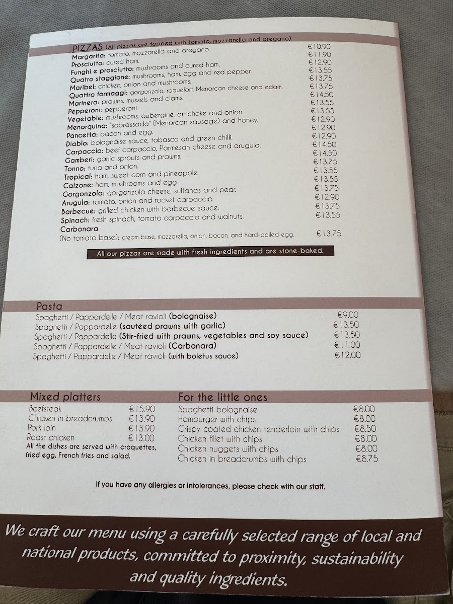 Restaurante Maribel Photo Menu 1