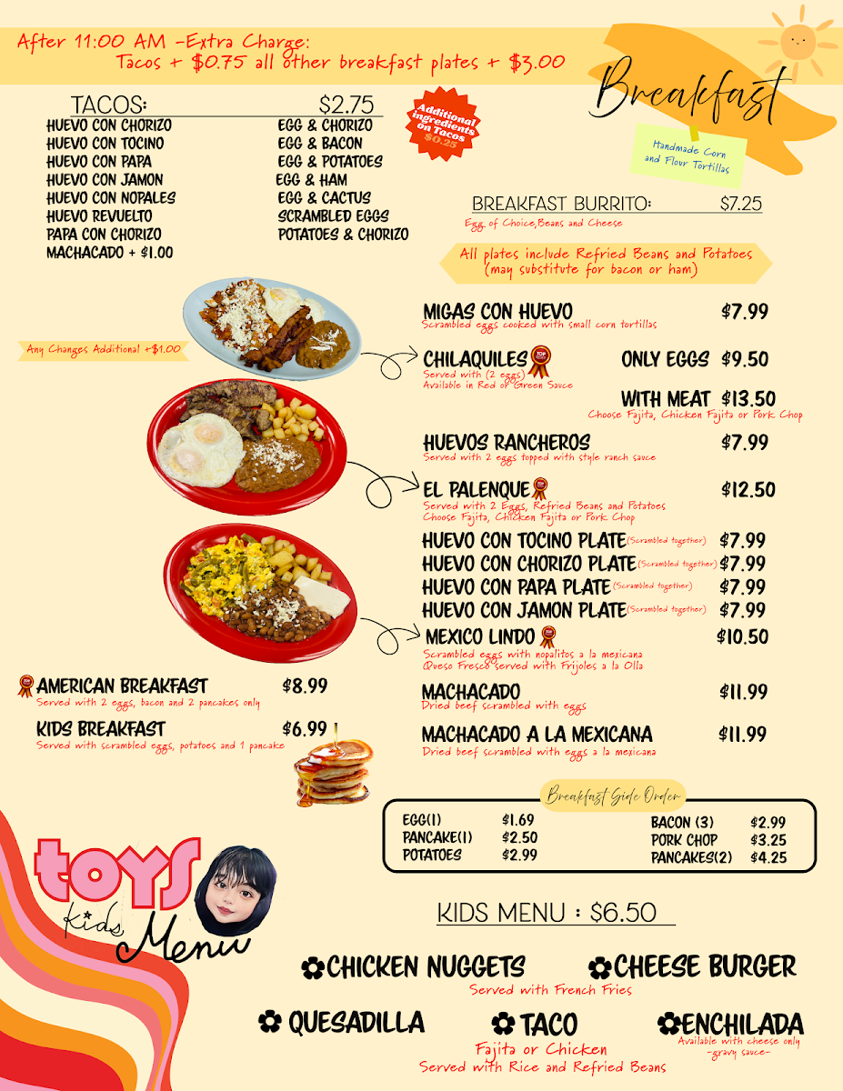 Tacos Toreados Photo Menu 2