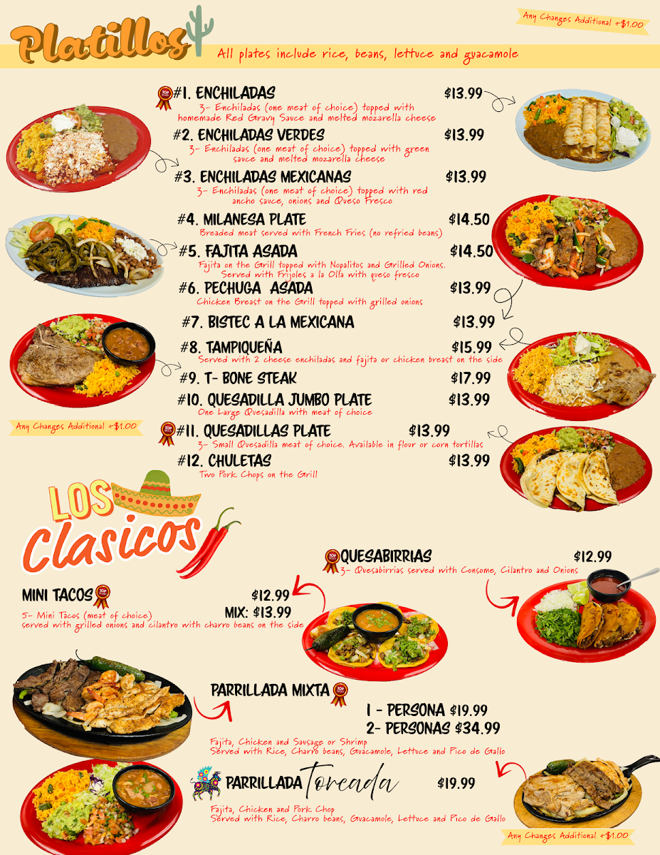 Tacos Toreados Photo Menu 3