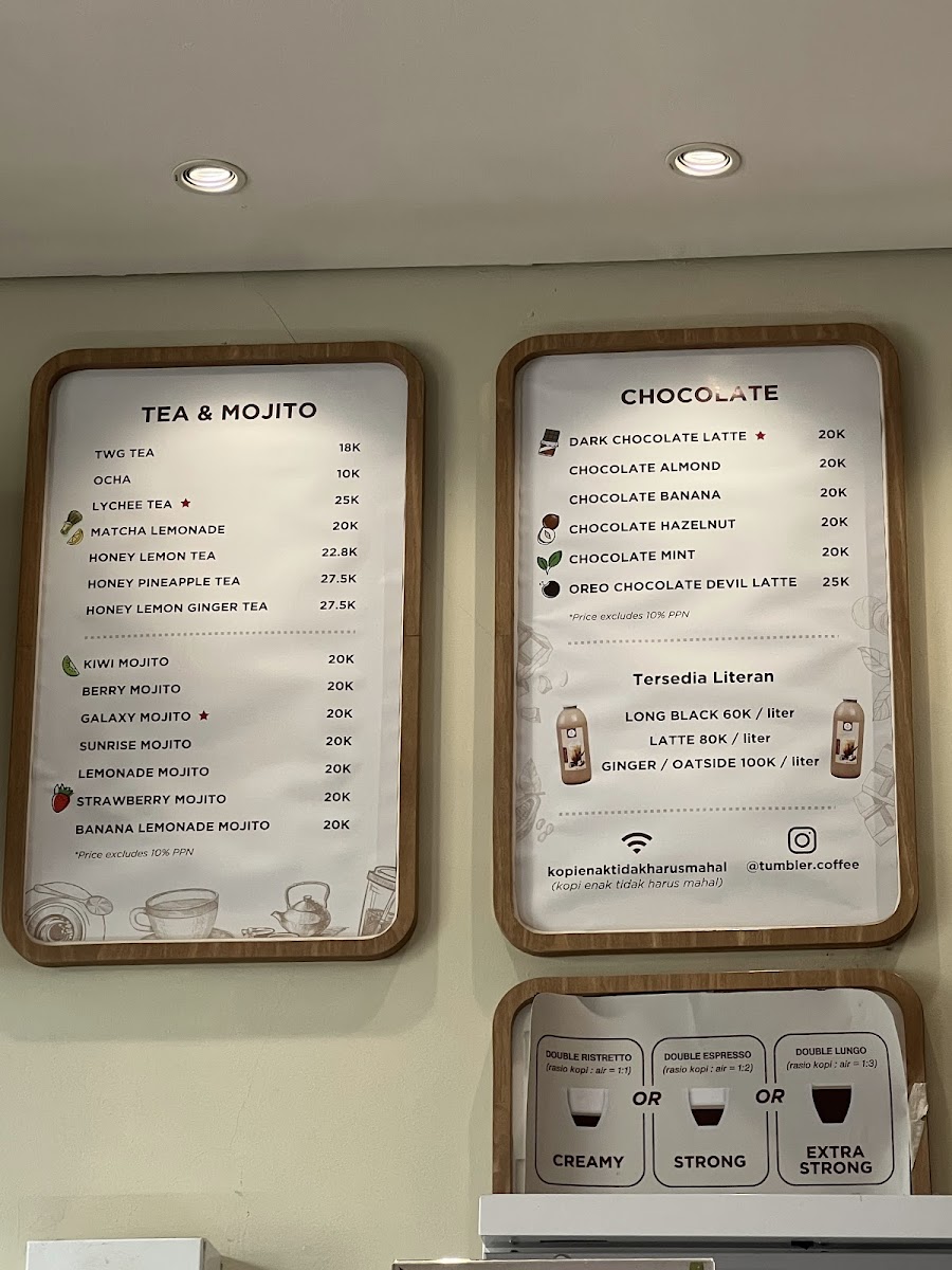 Tumbler Coffee Roastery - BSD Photo Menu 6