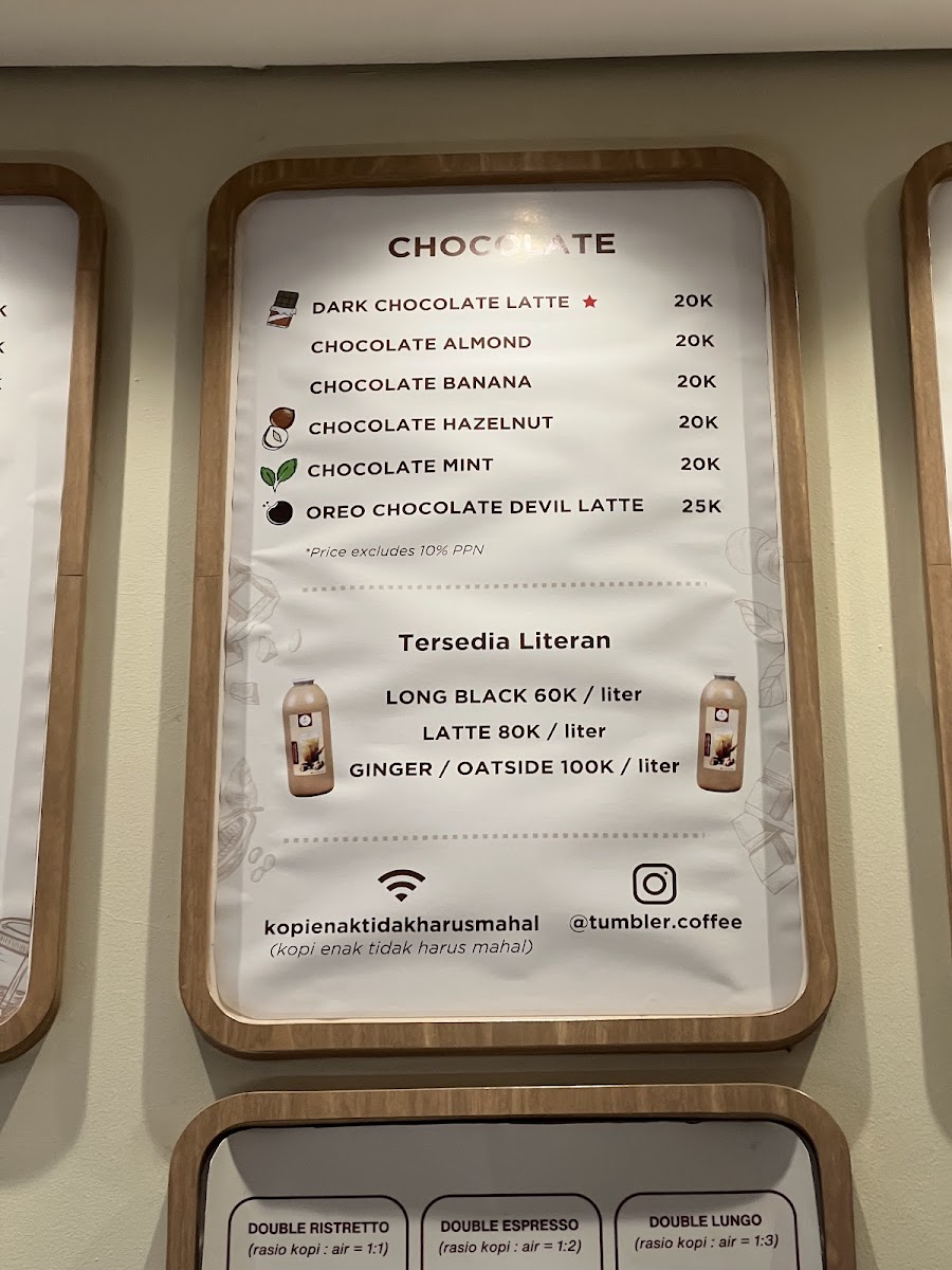 Tumbler Coffee Roastery - BSD Photo Menu 9