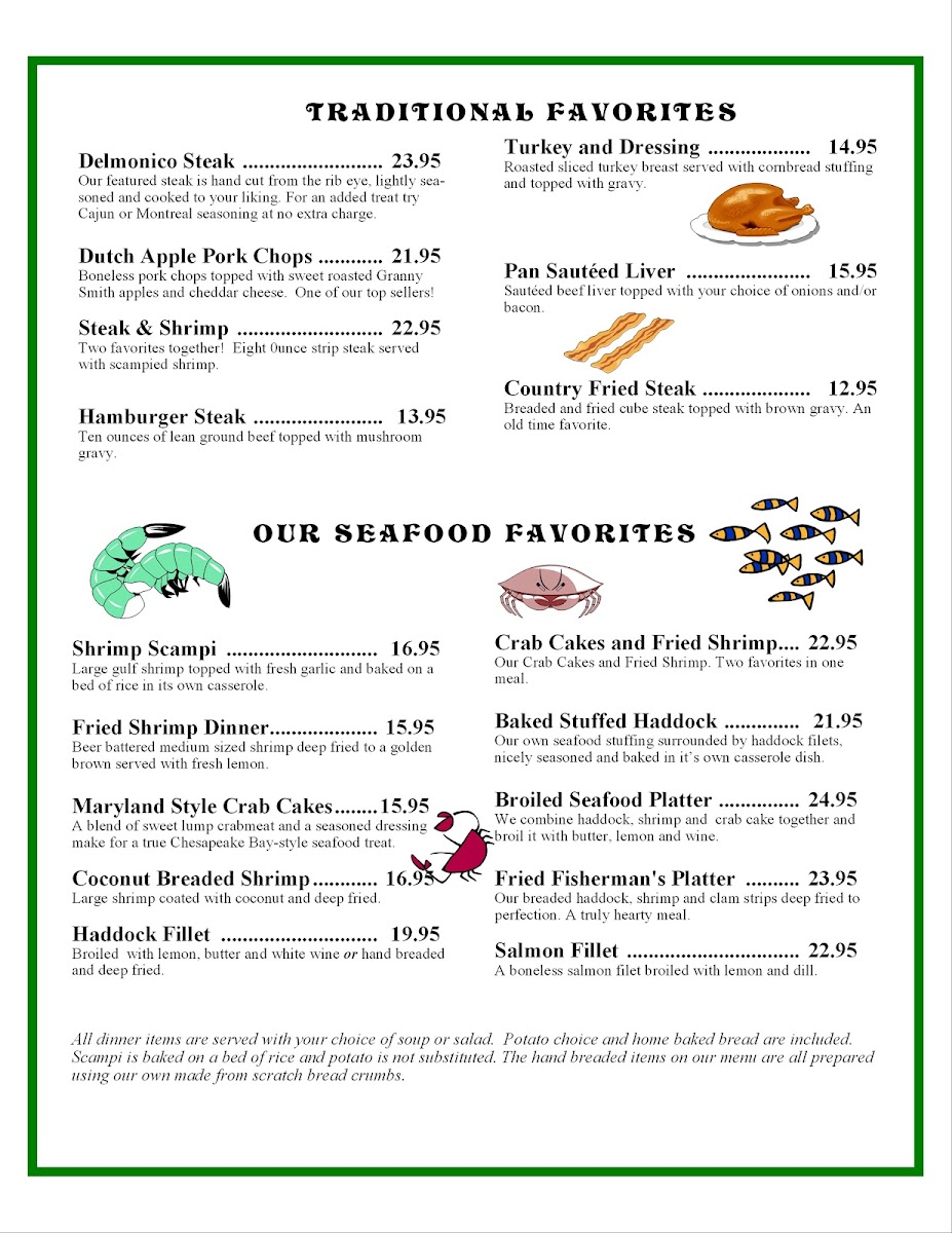 Pine Grove Restaurant Photo Menu 4