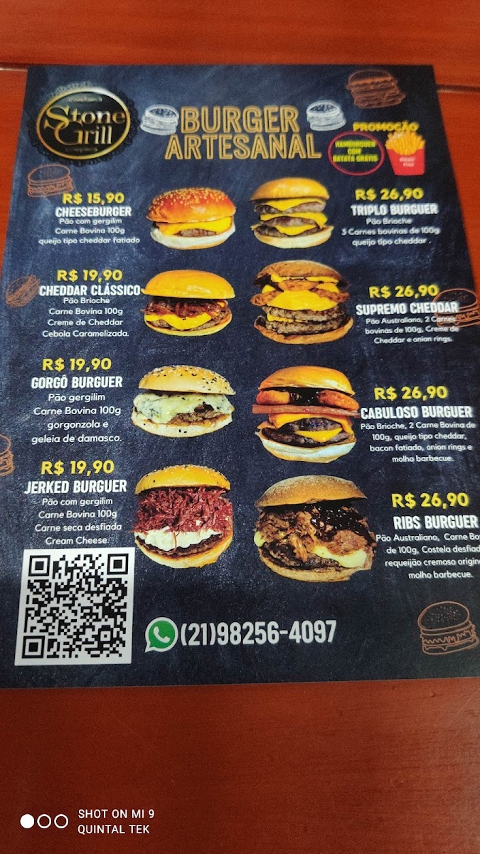 Stone Grill Photo Menu 1
