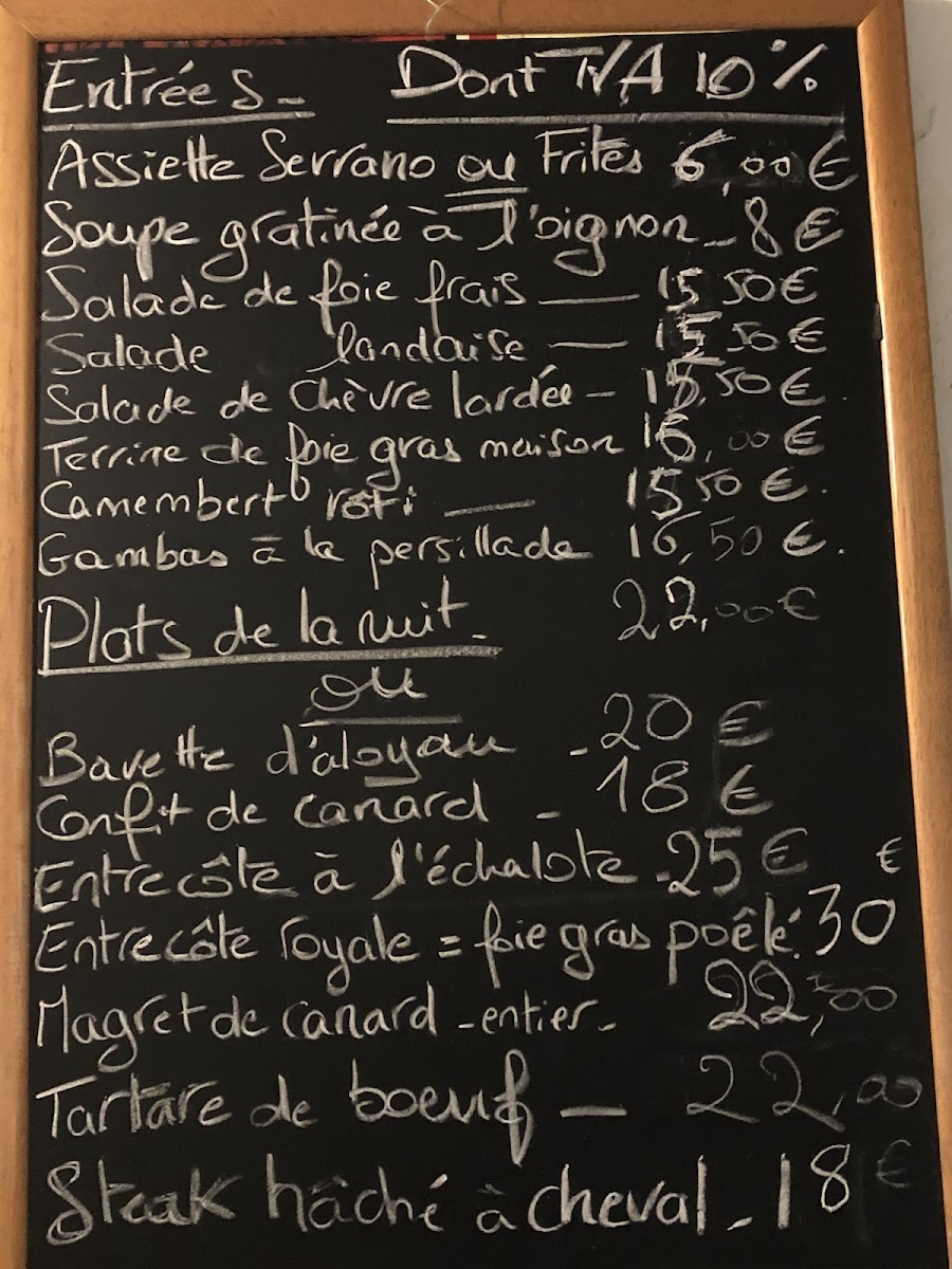Bar Des Capucins Chez Ludo Photo Menu 1