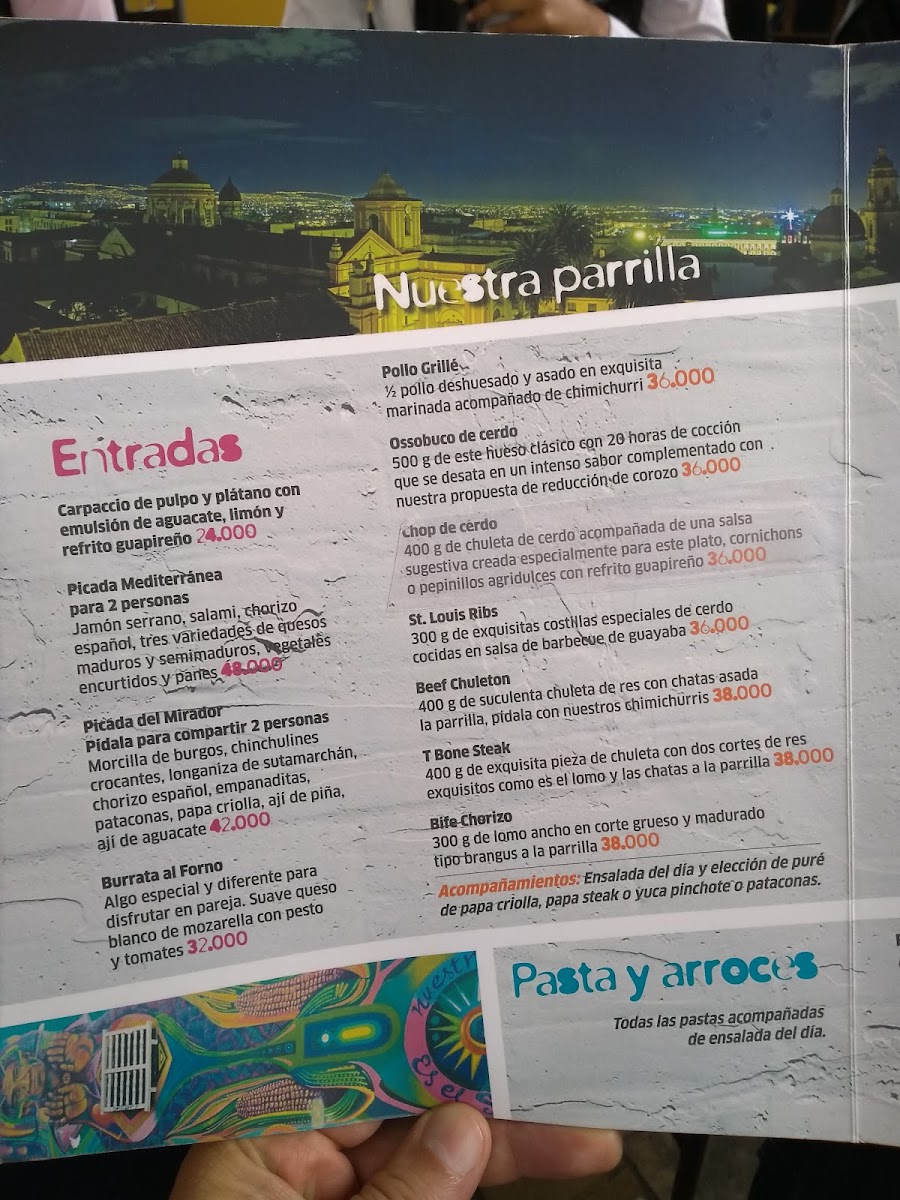 Restaurante El Mirador Photo Menu 1