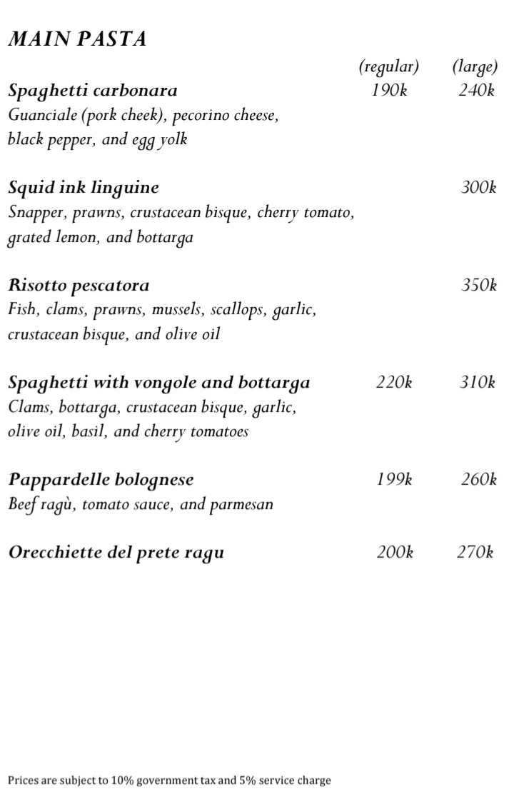 Artista Cucina Bali Photo Menu 3