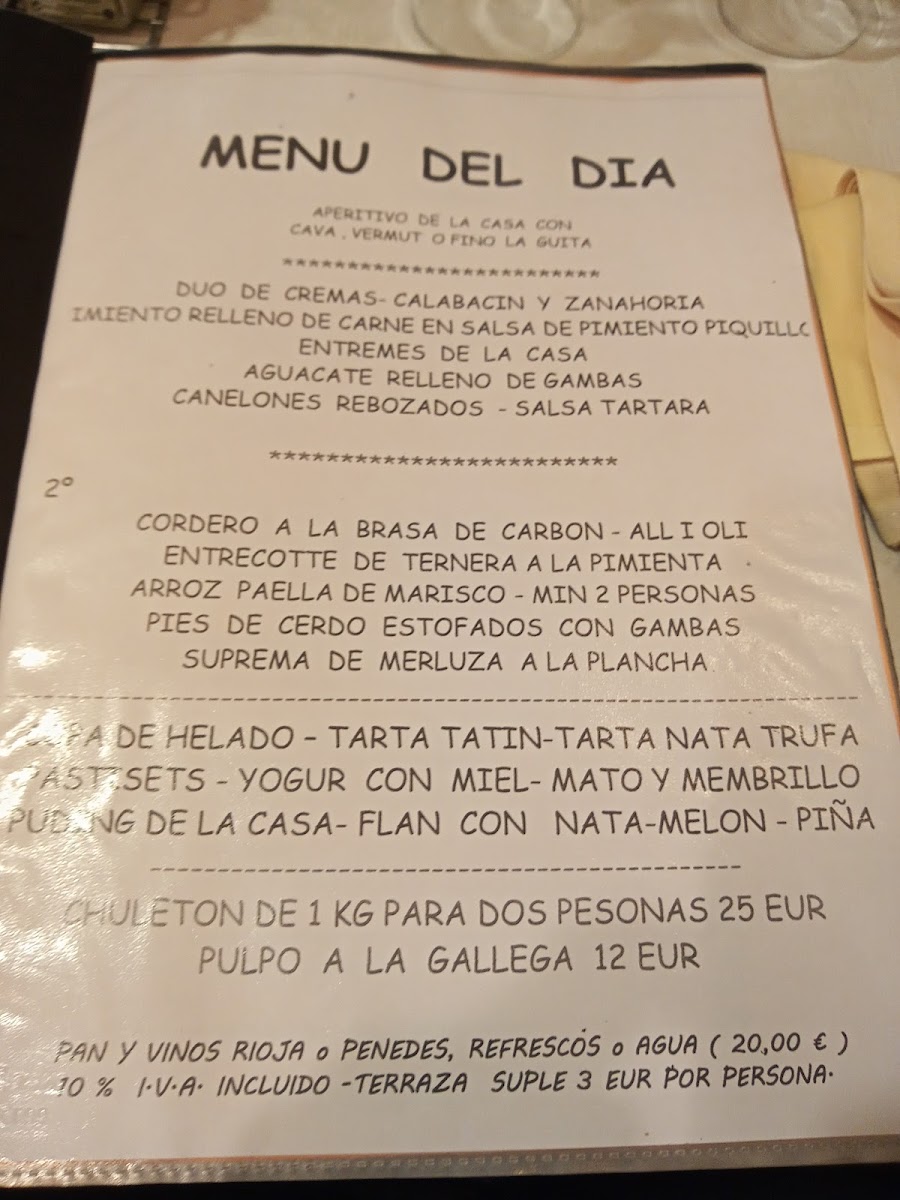 Hostal del Foix Restaurant Photo Menu 4