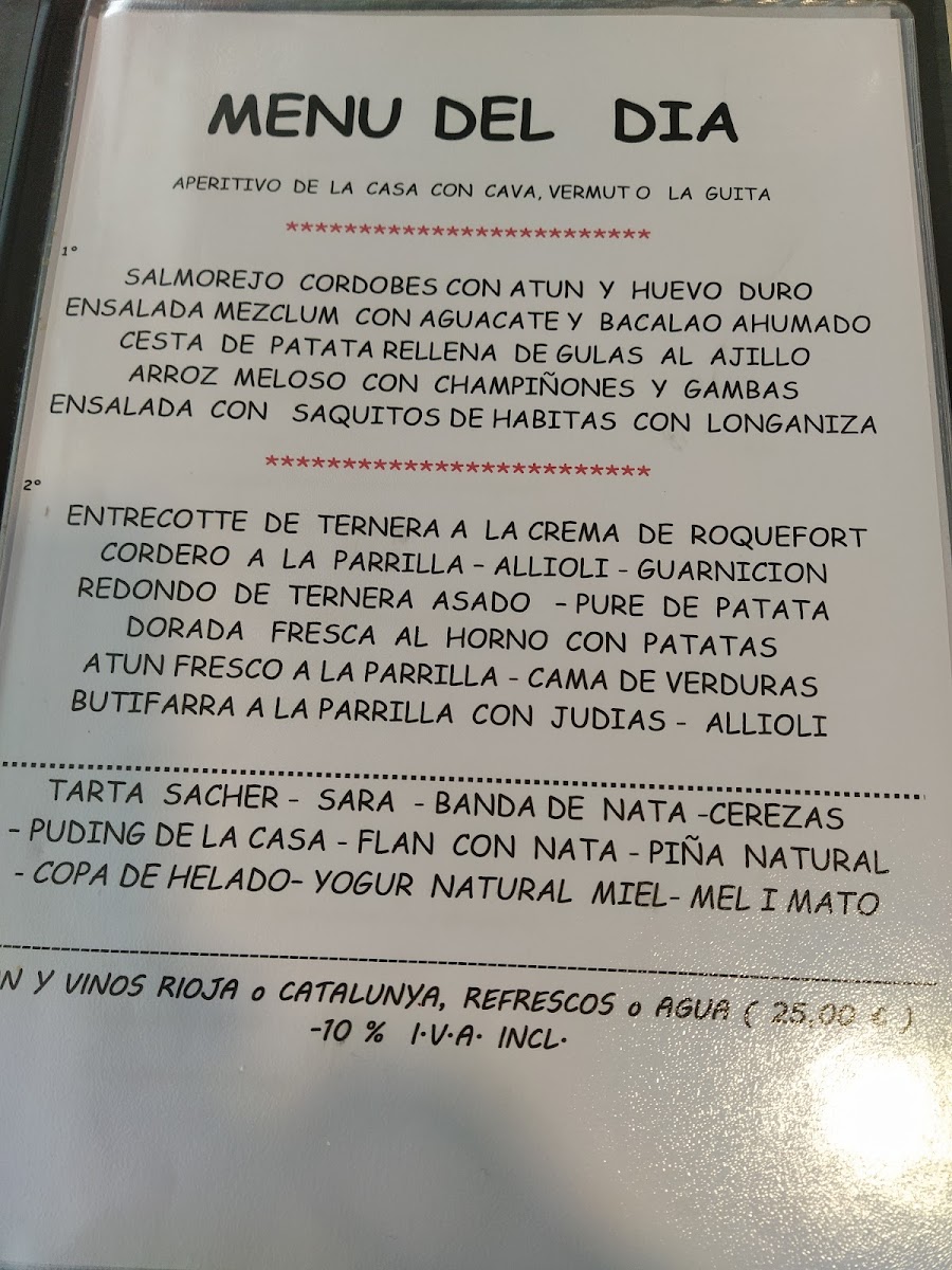 Hostal del Foix Restaurant Photo Menu 5
