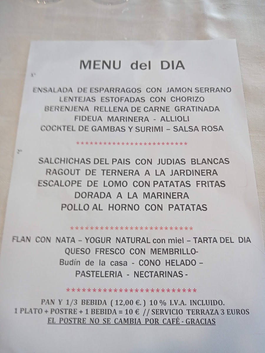 Hostal del Foix Restaurant Photo Menu 9