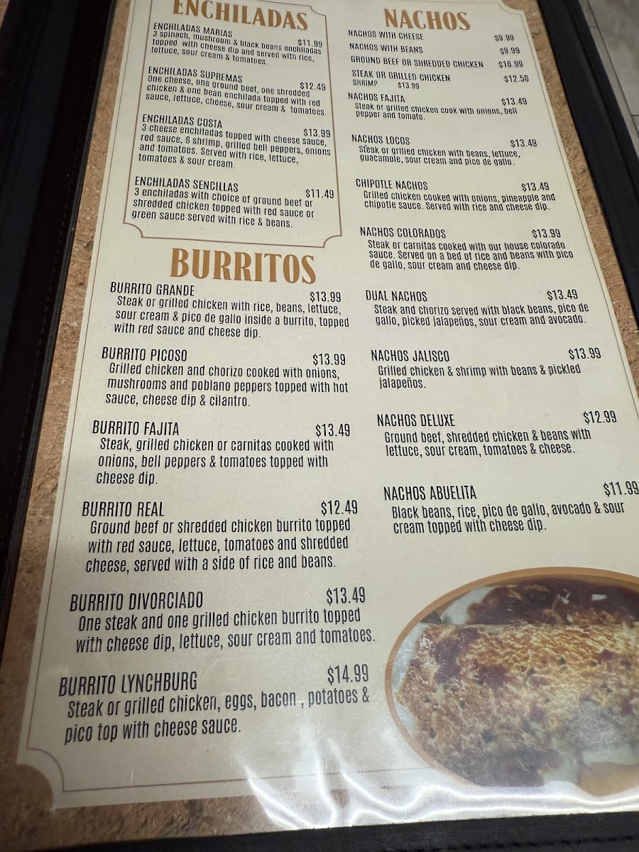 Canterero Mexican Grille Photo Menu 3