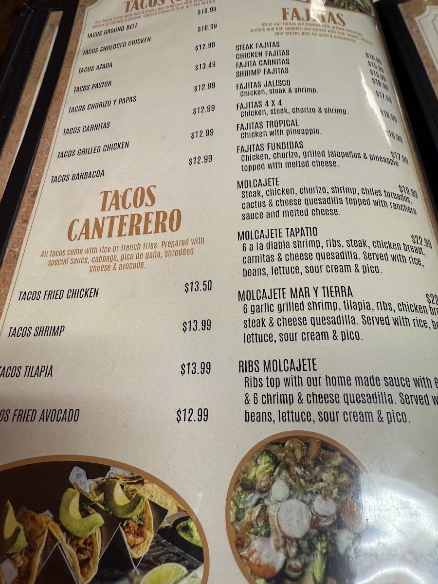 Canterero Mexican Grille Photo Menu 6