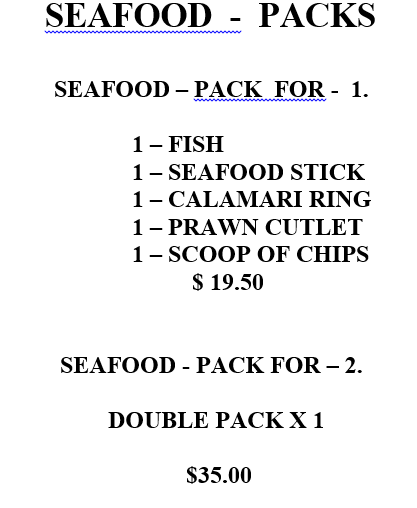 Reservoir Road Takeaway Photo Menu 6