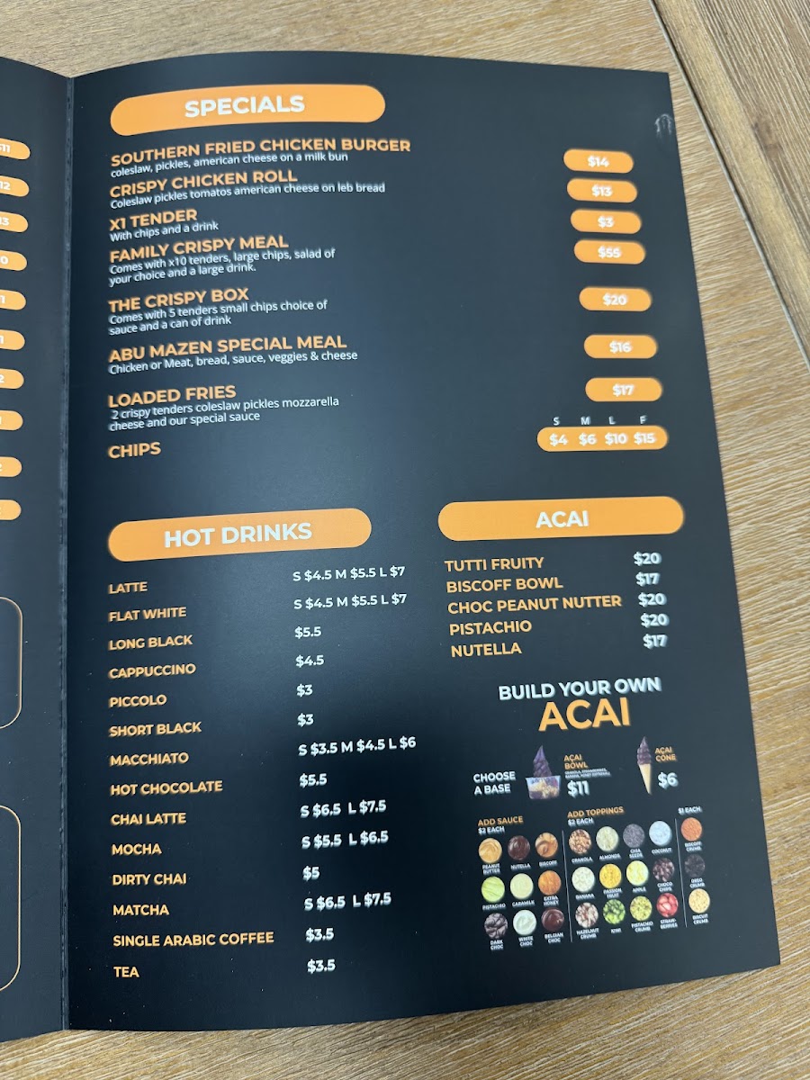 Abu Mazen restaurant Photo Menu 2