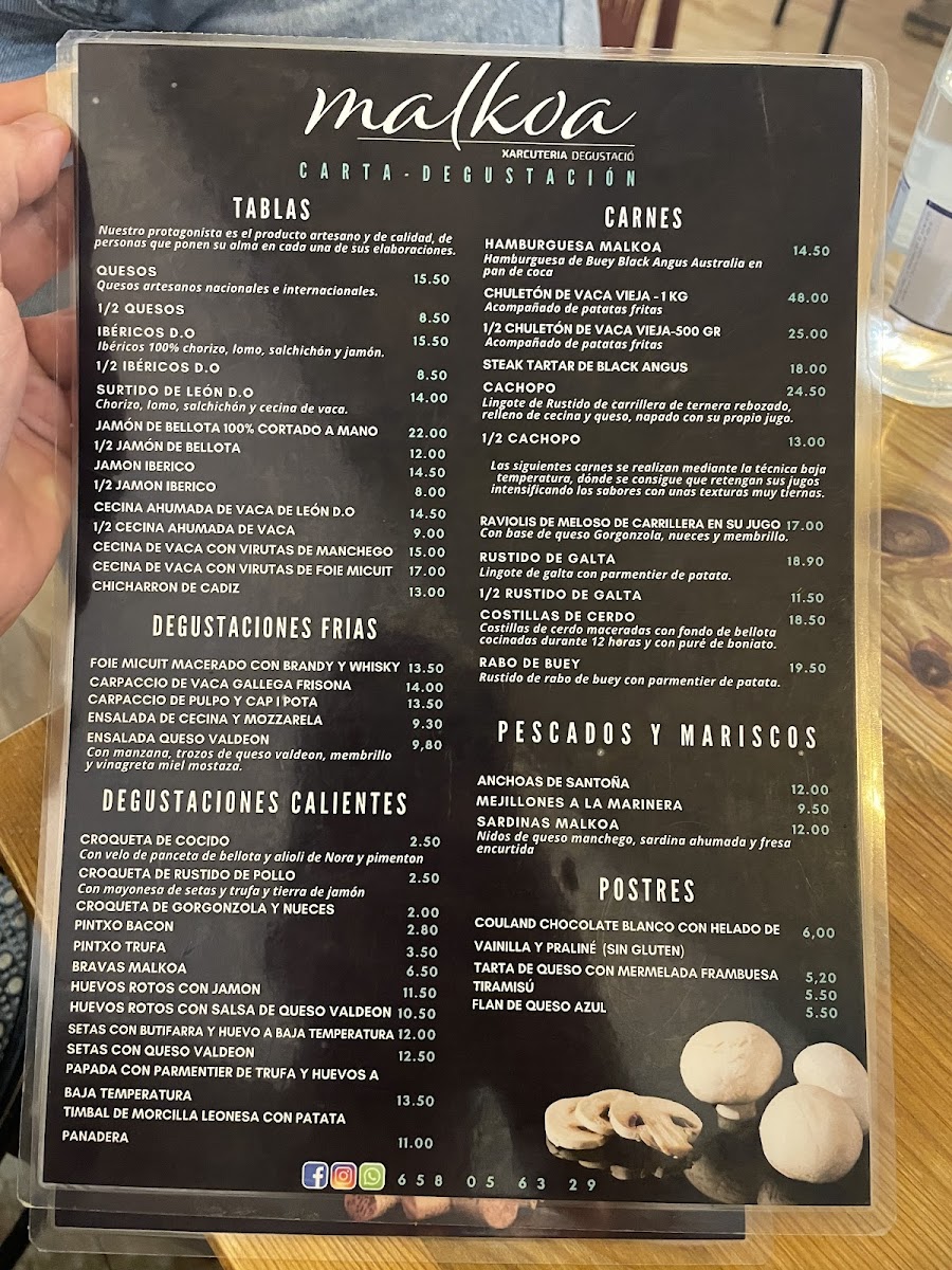 Malkoa – Xarcuteria i degustació Photo Menu 1