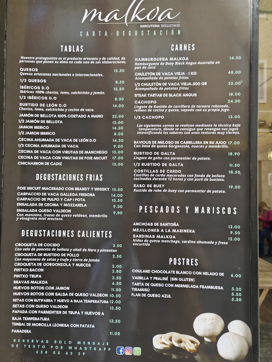 Malkoa – Xarcuteria i degustació Photo Menu 2